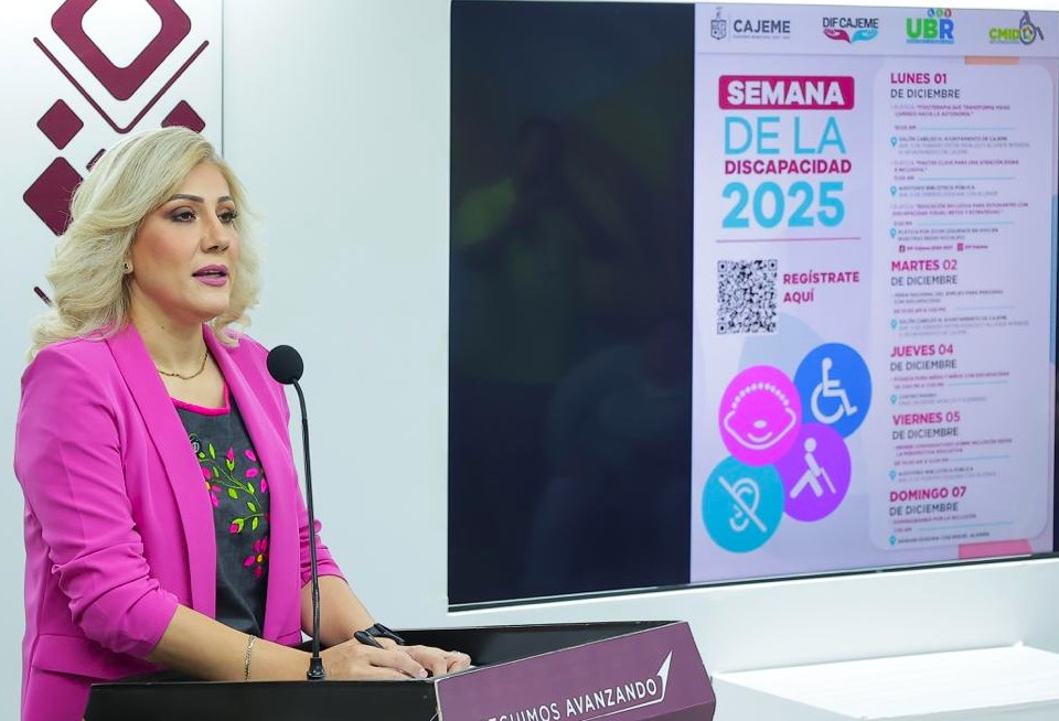 ANUNCIA DIF CAJEME PROGRAMA DE ACTIVIDADES POR LA SEMANA DE LA DISCAPACIDAD 2025
