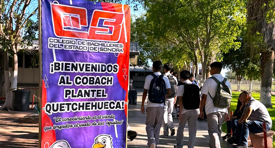 Más de 28 mil alumnos regresaron a clases en Cobach: Gobierno de Sonora• El subsistema dio inicio formal al ciclo escolar 2025-2026.
