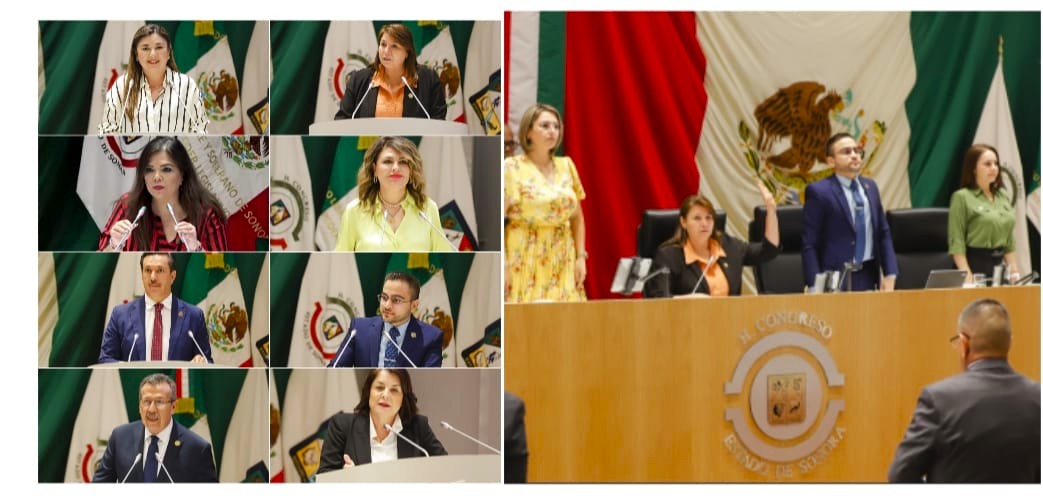 Aprueba Congreso de Sonora renuncia del titular del OIC y turna iniciativas en salud, justicia y derechos ciudadanos