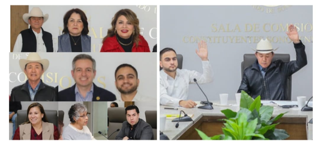 Aprueban en comisiones del Congreso de Sonora leyes de ingresos y presupuestos de ingresos de los 72 ayuntamientos