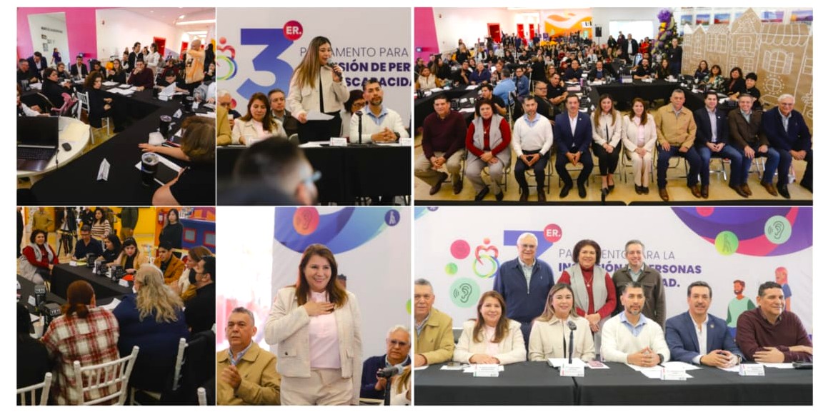 Celebra Congreso de Sonora el Tercer Parlamento para la Inclusión de Personas con Discapacidad