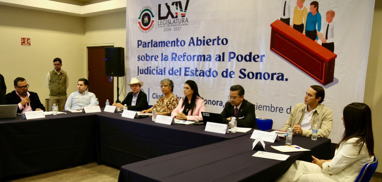 Avala Congreso de Sonora reforma en materia del Poder Judicial Federal