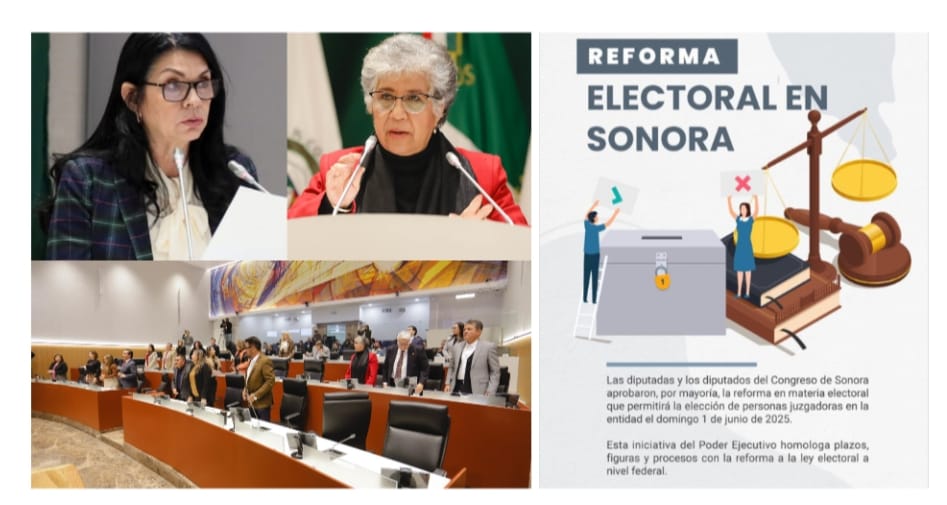Congreso de Sonora actualiza la Ley Electoral para elegir a personas juzgadoras del Poder Judicial del Estado