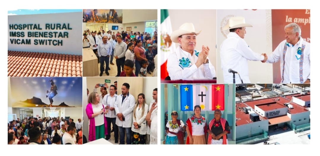 Construyen Presidente López Obrador y Gobernador Durazo primer hospital gratuito para pueblos yaquis