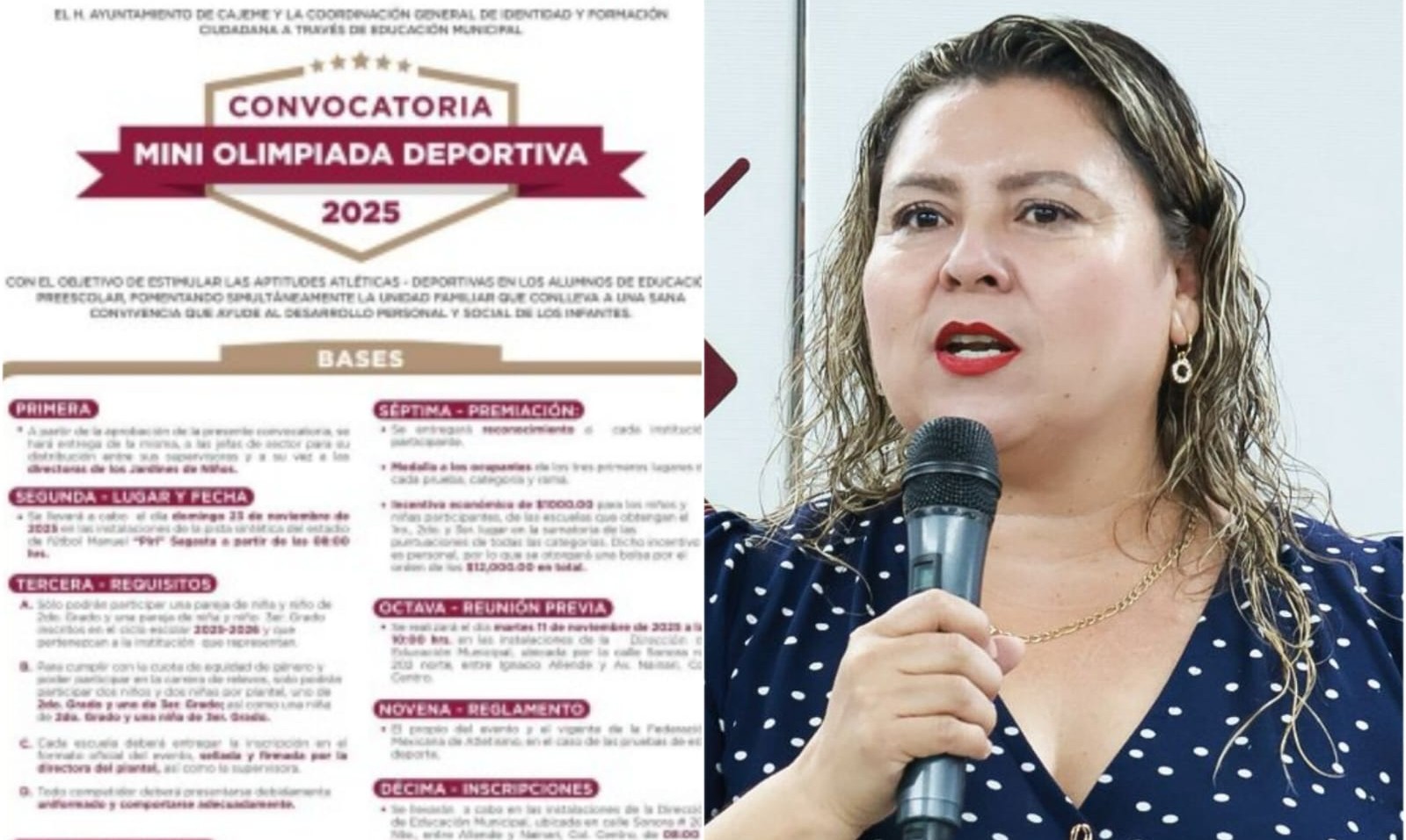 INVITAN A LA CONVOCATORIA DE LA “MINI-OLIMPIADA DEPORTIVA 2025”