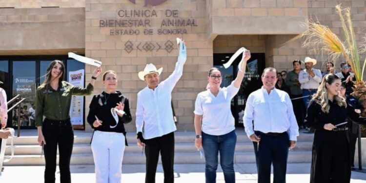 Cumple Gobernador Durazo compromiso de poner en servicio la primera Clínica Pública de Bienestar Animal en Sonora