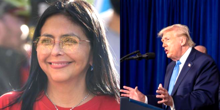 Trump Advierte consecuencias a Delcy Rodríguez