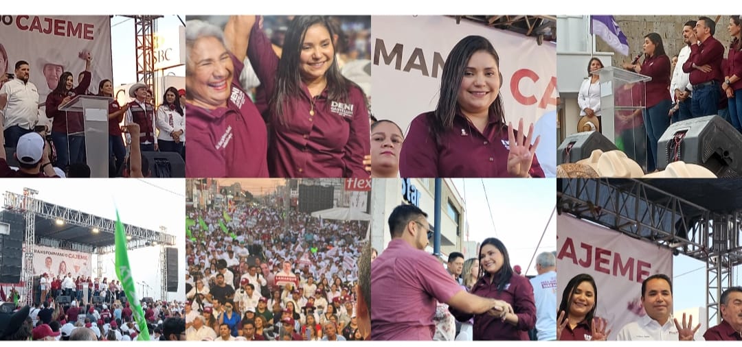 Rotundo éxito en el arranque de campaña Deni Gastelum Barreras candidata a diputada local por el Distrito 16