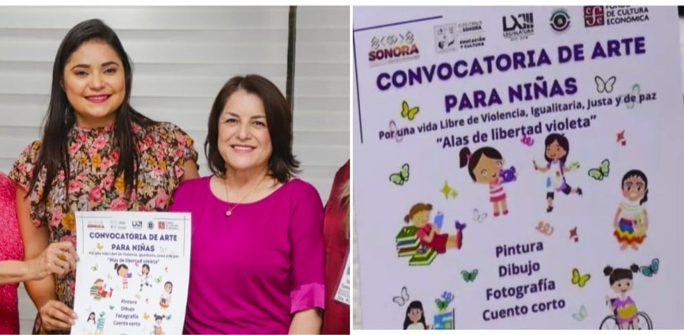 Invita Congreso de Sonora a participar en la convocatoria “Alas de Libertad Violeta”