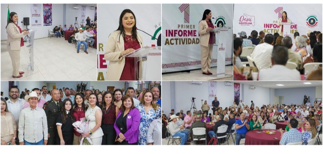Diputada Deni Gastelum presenta su primer informe legislativo en Cajeme