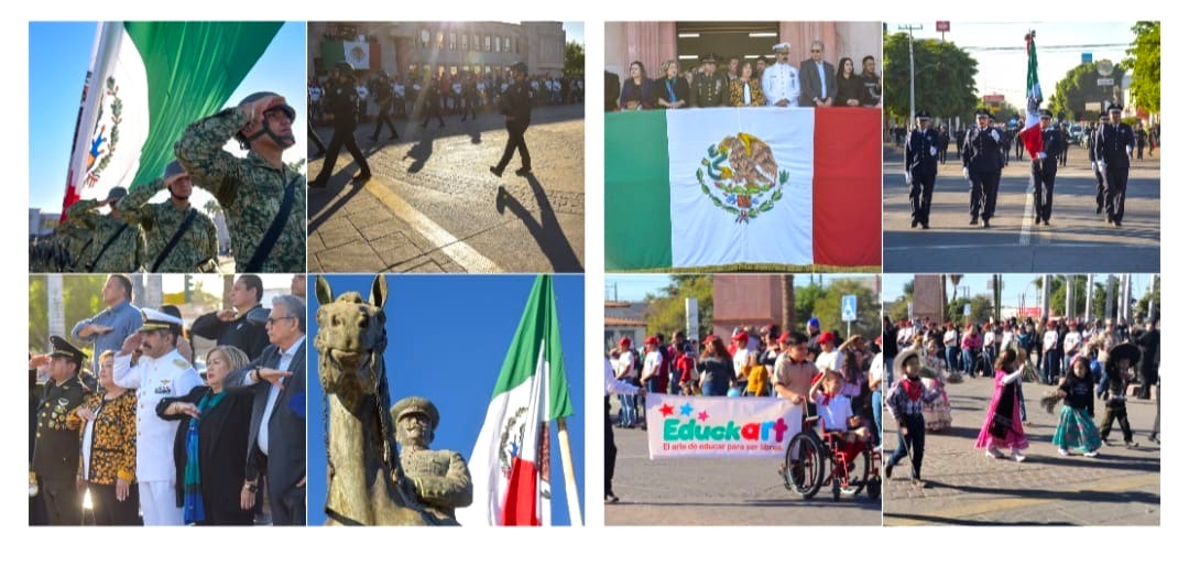 DISFRUTAN CAJEMENSES DESFILE CONMEMORATIVO AL 114 ANIVERSARIO DE LA REVOLUCIÓN MEXICANA