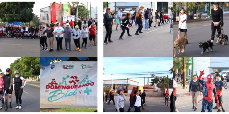 AYUNTAMIENTO DE CAJEME PROMUEVE LA CONVIVENCIA FAMILIAR CON EXITOSA JORNADA DE “DOMINGUEANDO EN BICI Y +”