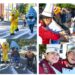 DOMINGUEANDO EN BICI Y + REÚNE A DECENAS DE FAMILIAS CON ROSCA DE 100 METROS