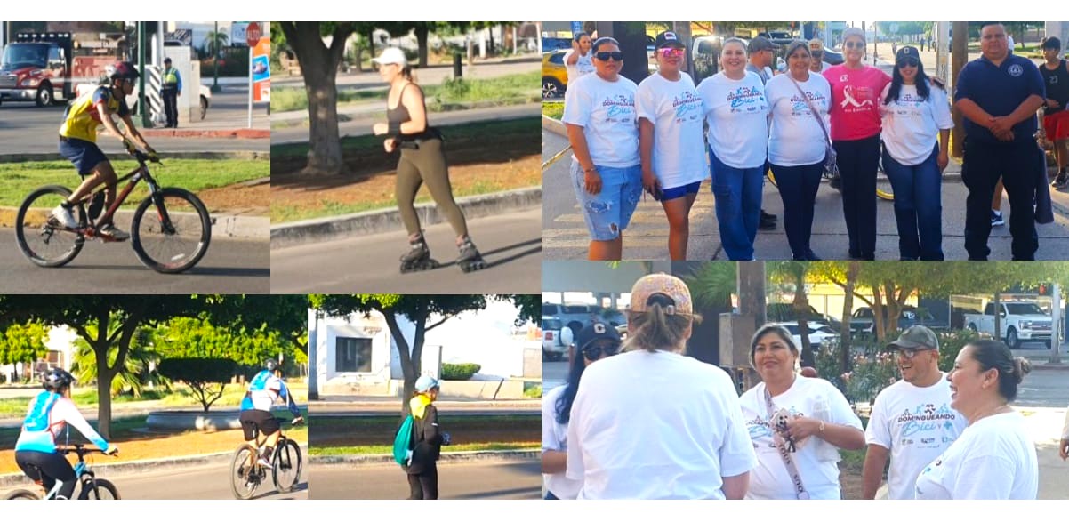 PARTICIPAN EN ´´DOMINGUEANDO EN BICI Y MÁS´´