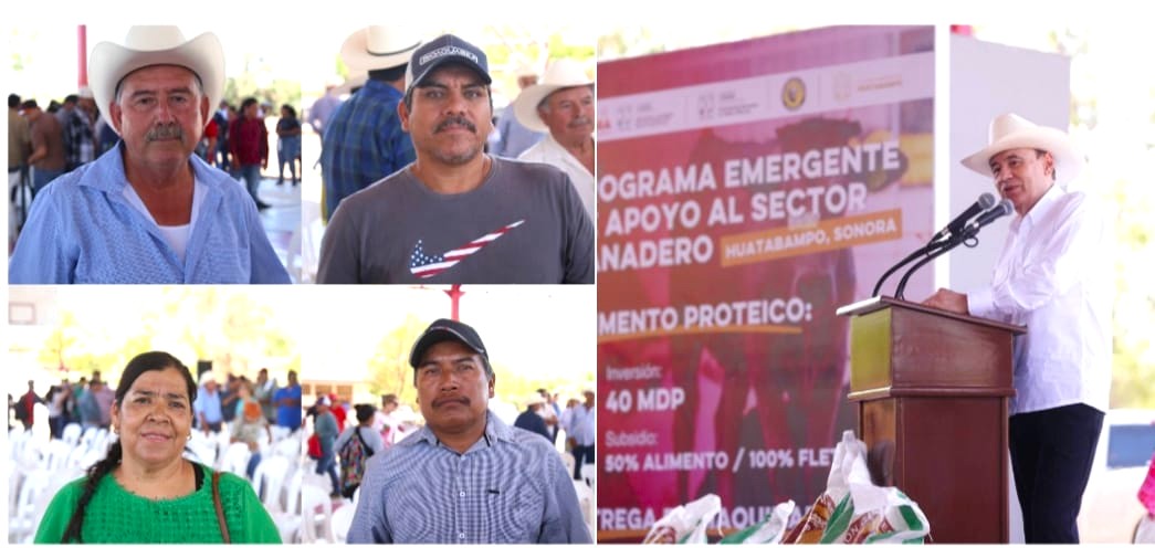 Productores ganaderos agradecen a Gobernador Durazo por entrega de apoyo para eficientar producción