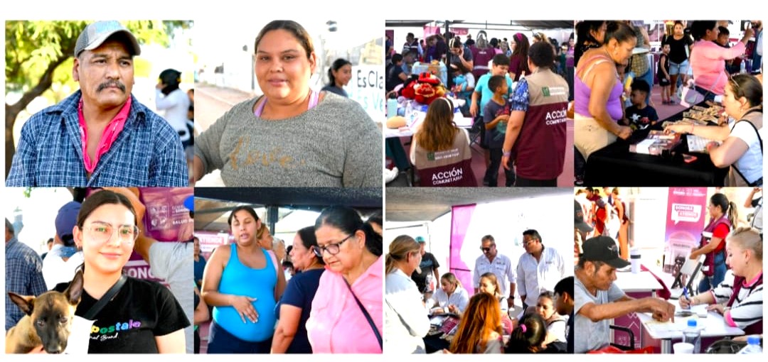 Gobernador Durazo cumple a familias de la colonia Villa Verde con feria de servicios gratuitos Sonora Atiende