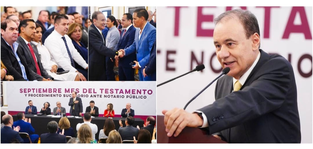 Gobernador Durazo arranca Mes del Testamento con beneficios y descuentos para personal de seguridad, salud y familias