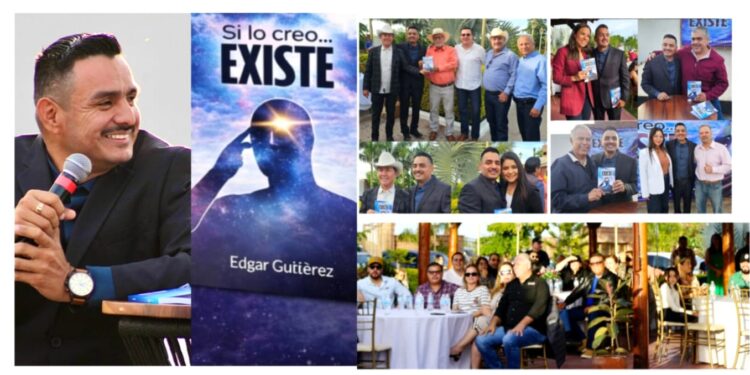 EDGAR GUTIÉRREZ LARA PRESENTA  SU LIBRO: ´´ SI LO CREO EXISTE´´