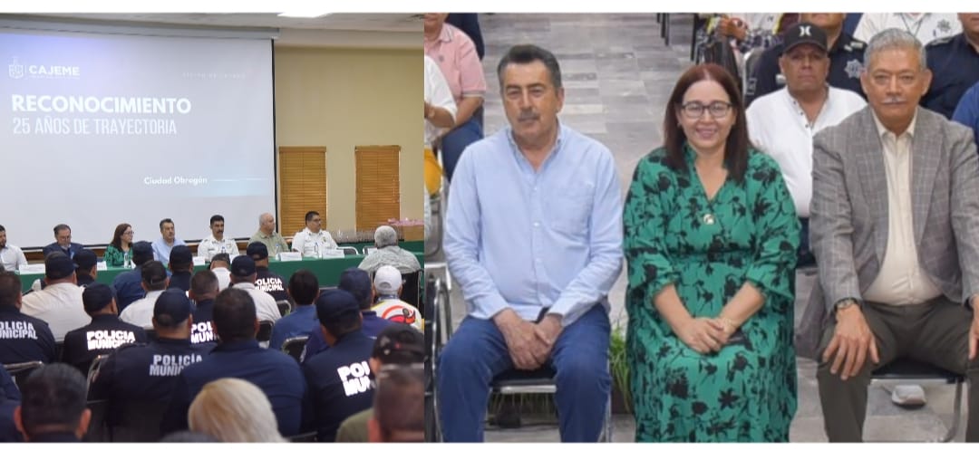DISTINGUEN A 66 EMPLEADOS POR 25 AÑOS DE TRAYECTORIA AL SERVICIO DEL AYUNTAMIENTO DE CAJEME