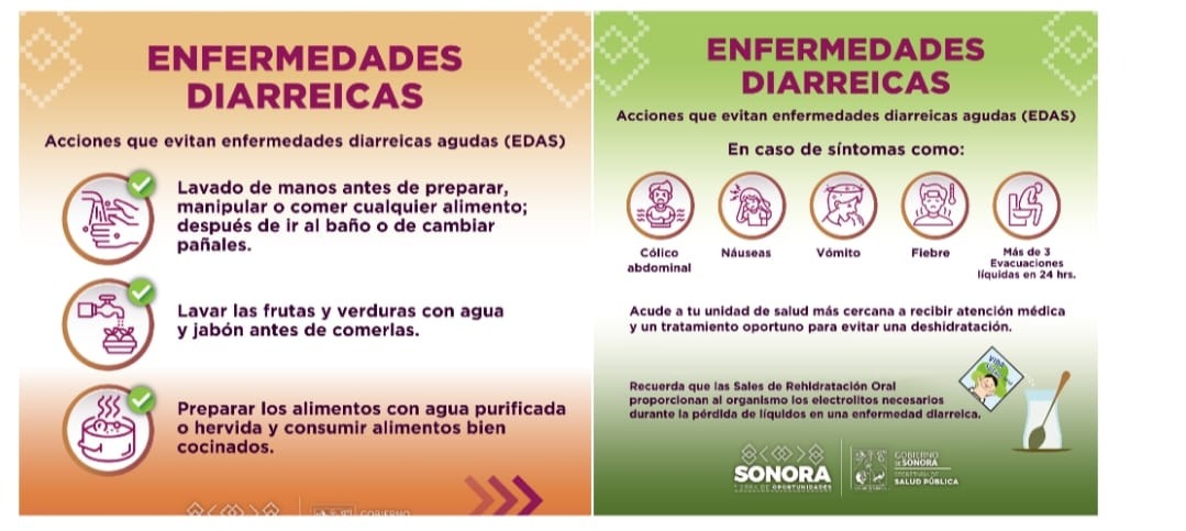 Exhorta Salud Sonora a prevenir las enfermedades diarreicas agudas