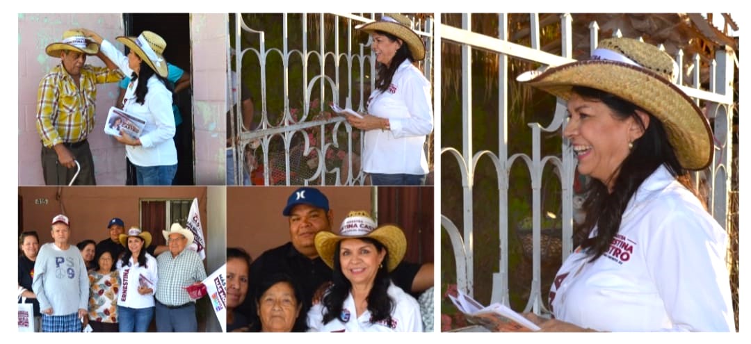 VECINOS DE LA COLONIA AVES DEL CASTILLO: DAN SU RESPALDO A ERNESTINA CASTRO