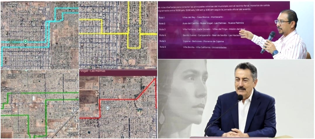 TENDRÁ CAJEME SERVICIO ESPECIAL DE TRANSPORTE DURANTE EXPOFEST 2025