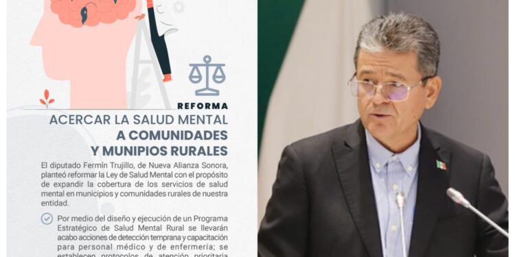Diputado Fermín Trujillo propone ampliar servicios de salud mental en zonas rurales