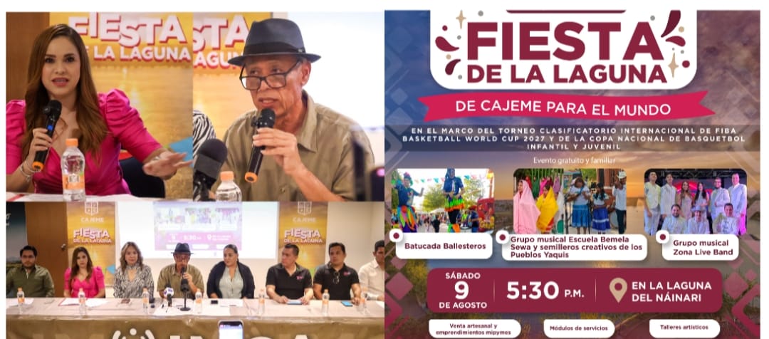INVITAN A “FIESTA DE LA LAGUNA: CAJEME PARA EL MUNDO”