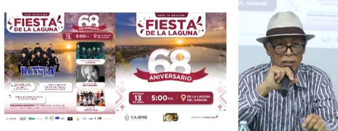 INVITAN EN CAJEME AL 68 ANIVERSARIO DE LA LAGUNA DEL NÁINARI