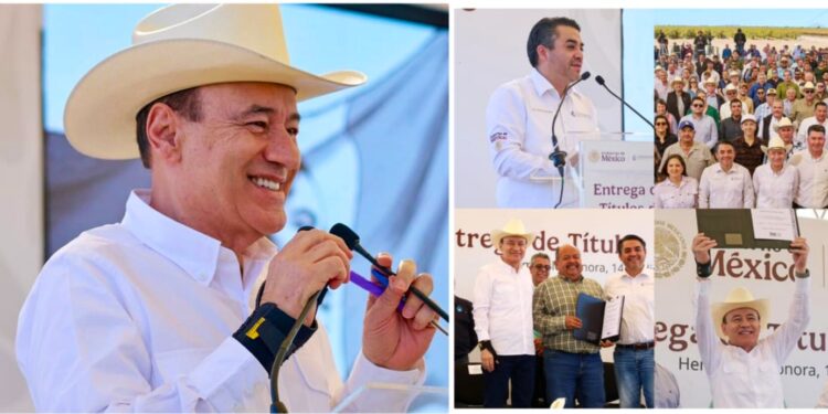 Gobiernos de Claudia Sheinbaum y Alfonso Durazo fortalecen al campo sonorense con títulos de concesión de agua