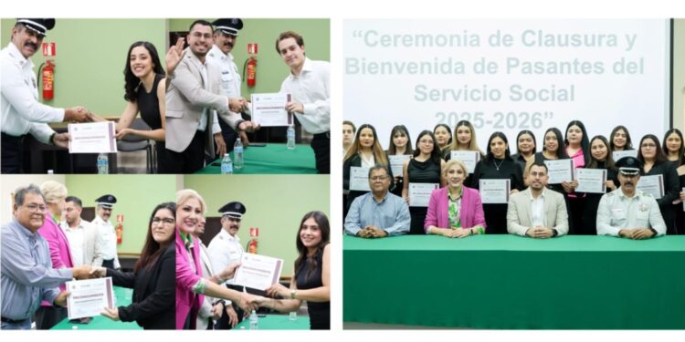 GOBIERNO DE CAJEME RECONOCE A PASANTES DE SALUD POR SU SERVICIO SOCIAL