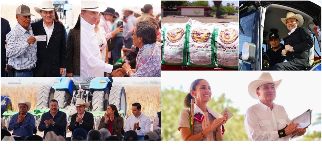 Gobernador Durazo y Presidenta Sheinbaum destinan más de 300 millones para fortalecer al campo sonorense