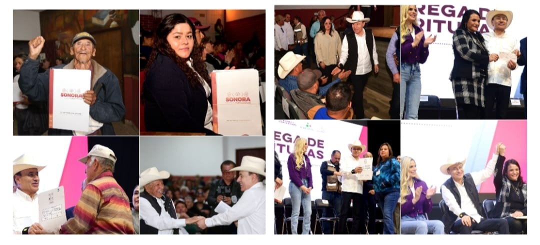 Gobernador Durazo resuelve la espera de décadas para más de 500 familias con la entrega de escrituras