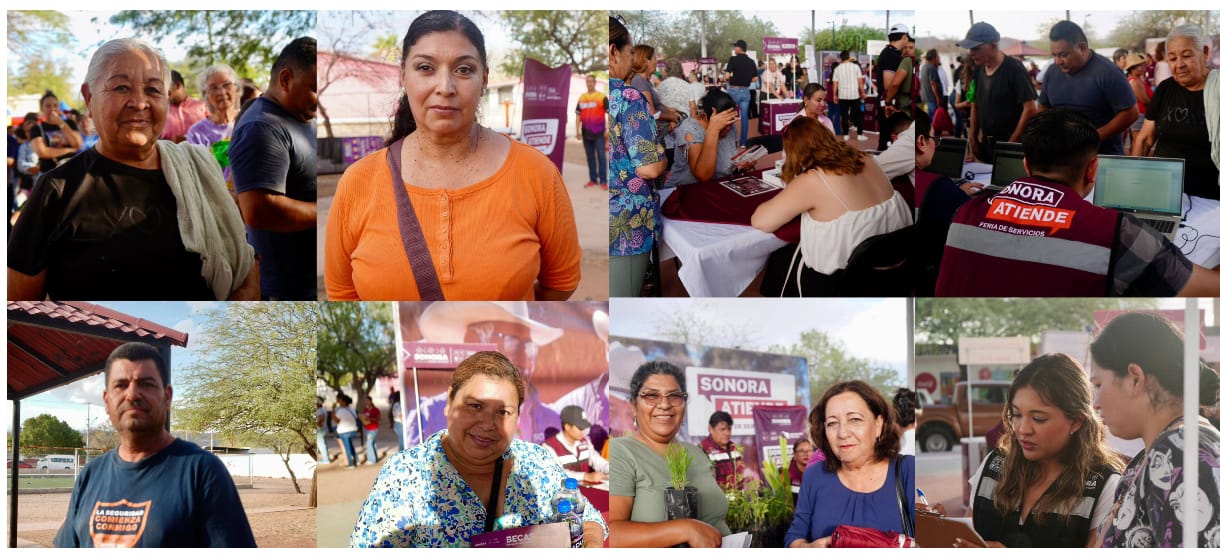 Gobernador Durazo acerca trámites y servicios gratuitos de la feria “Sonora Atiende” a familias de la colonia Solidaridad