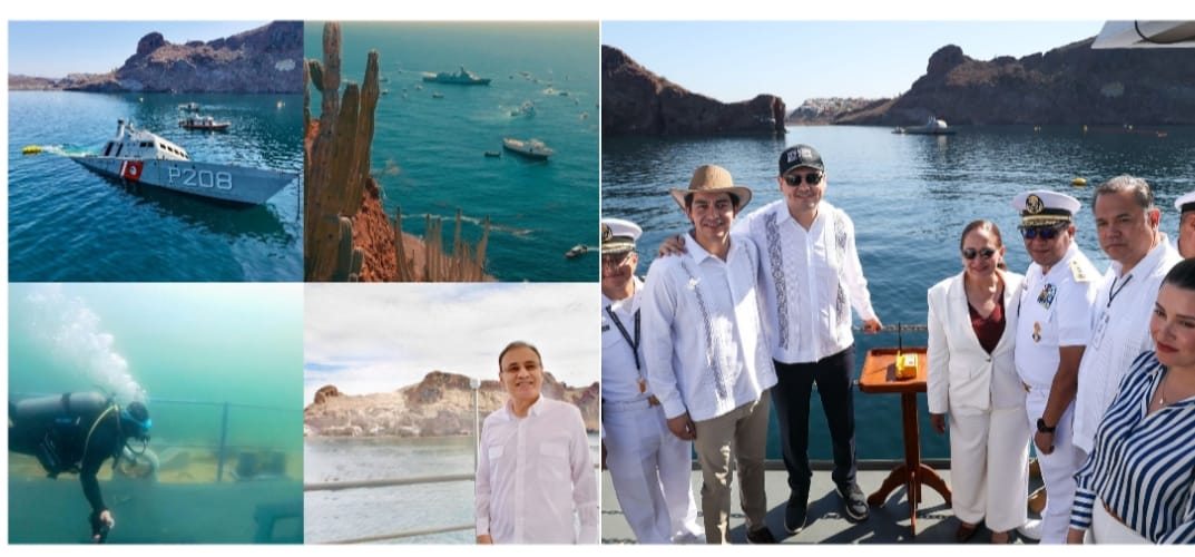 Consolida Gobernador Durazo a San Carlos como destino mundial de buceo con nuevo arrecife artificial