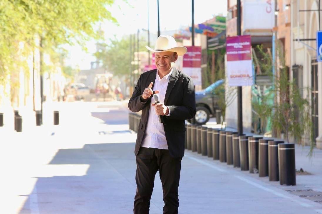 Transforma Gobernador Durazo calles y edificios públicos del centro histórico de Hermosillo