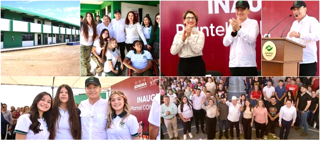 Gobernador Durazo transforma la educación de estudiantes de Cananea con becas y nuevo plantel de Conalep