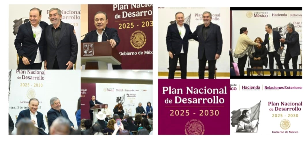 Gobernador Durazo y Canciller de la Fuente trazan ruta de desarrollo con Consulta para Plan Nacional