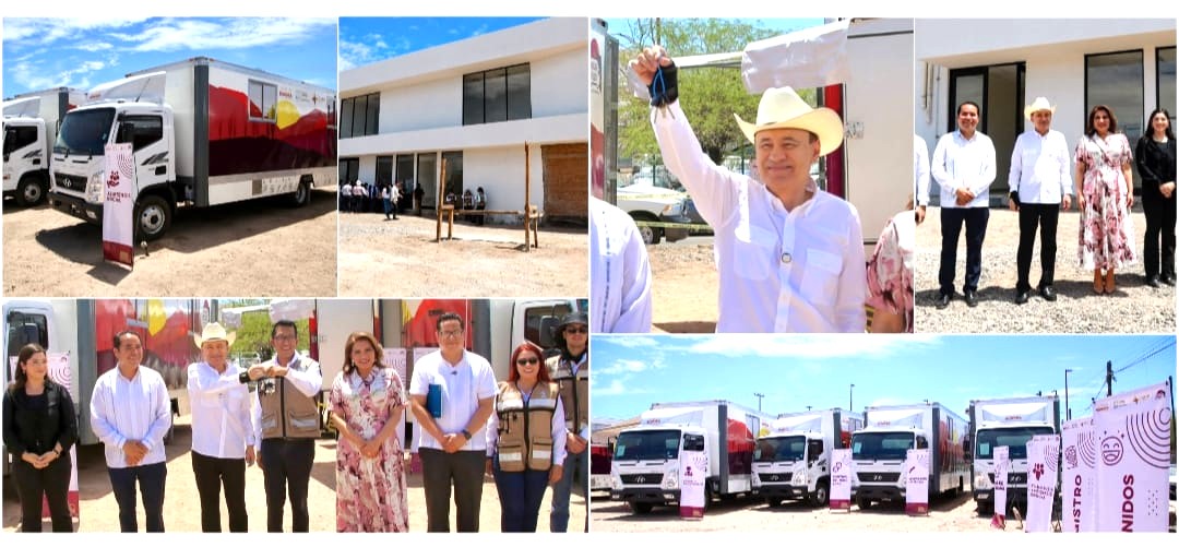 Gobernador Durazo acerca servicios de salud a comunidades rurales con ocho nuevas Clínicas Móviles