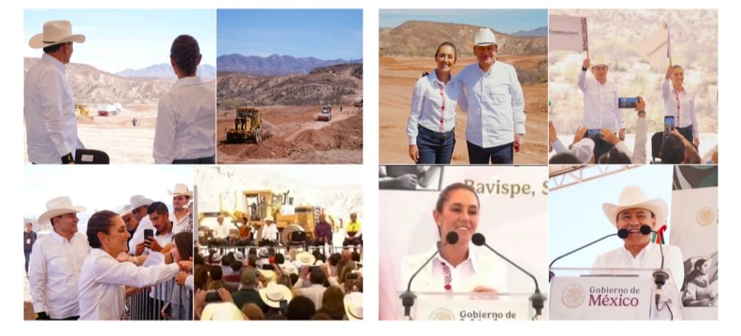 Cumplen gobernador Durazo y presidenta Sheinbaum demanda histórica con inicio de obra de la carretera Bavispe-Janos-Nuevo Casas Grandes