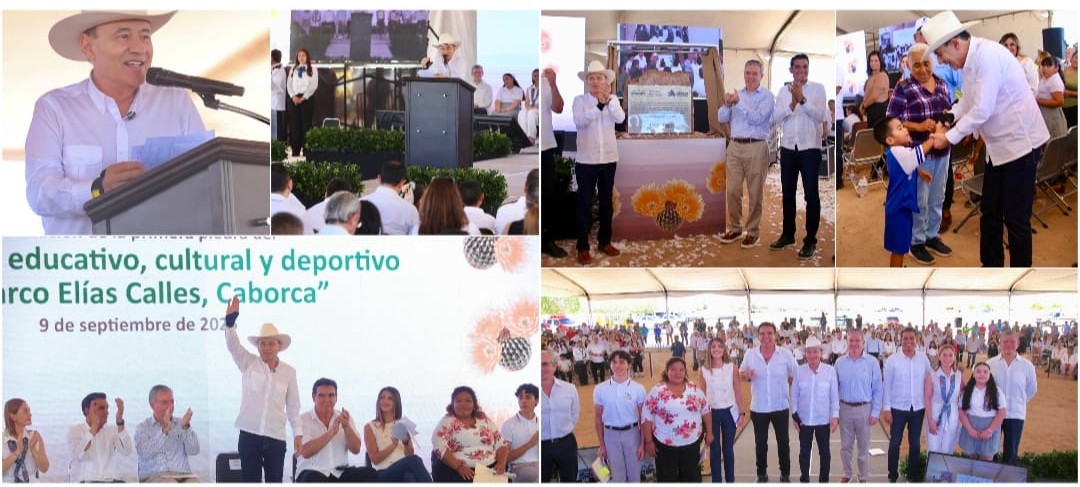 Gobernador Durazo consolida la transformación educativa en Caborca con arranque del proyecto de Hábitat Educativo