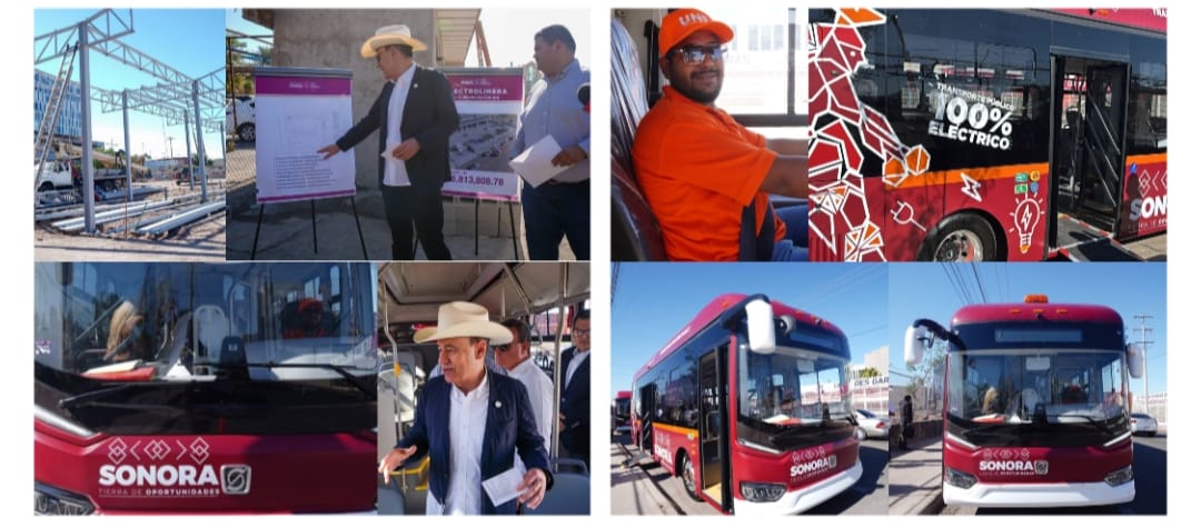 Entrega Gobernador Durazo camiones eléctricos y mejora transporte público en Hermosillo