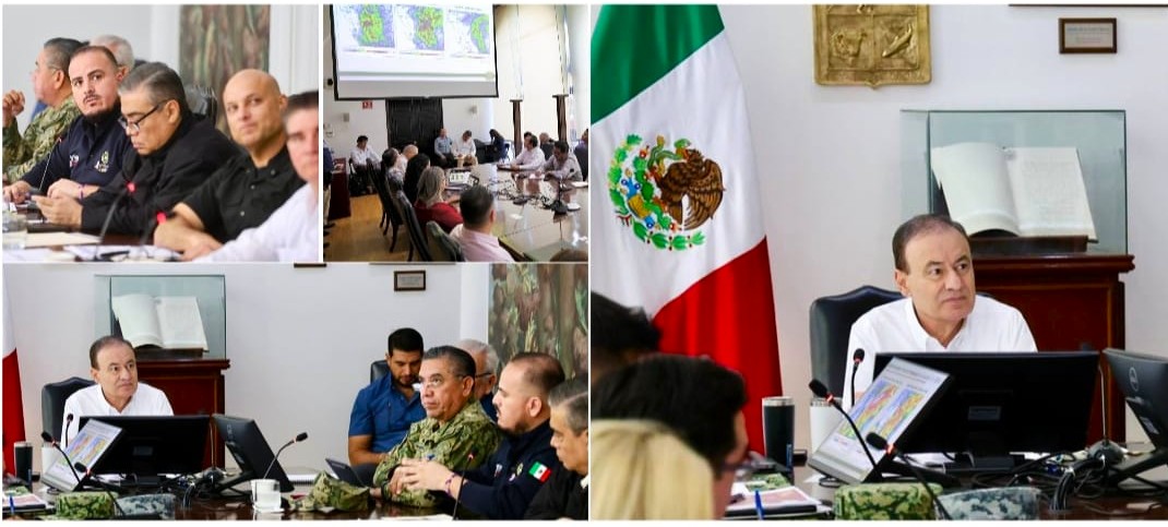 Instala Gobierno de Sonora Comité de Operaciones de Emergencia y despliega acciones preventivas por lluvias