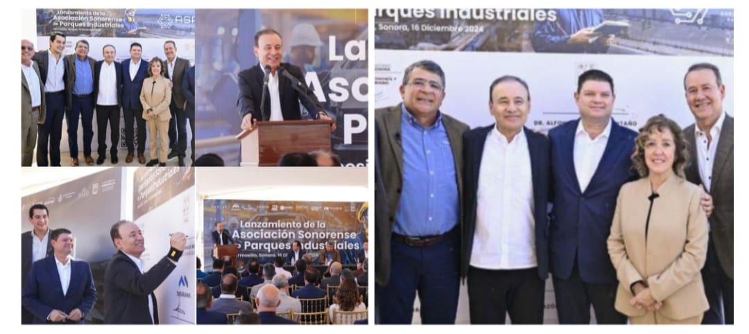 Empresarios reconocen a Gobernador Durazo por creación de Asociación de parques industriales