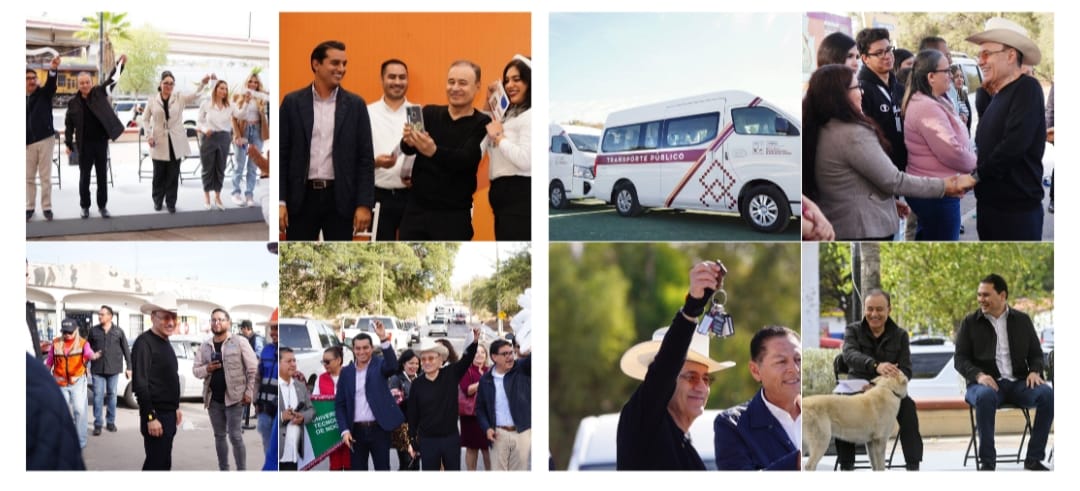 Con calles rehabilitadas, transporte, educación y salud, Gobernador Durazo cumple a nogalenses