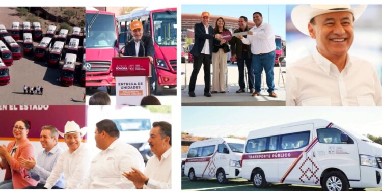 Gobernador Durazo moderniza flota de transporte en Hermosillo con 49 nuevas unidades sin aumento a tarifa