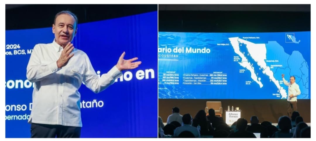 Gobernador Durazo destaca virtudes del Plan Sonora en Foro Mar de Cortés