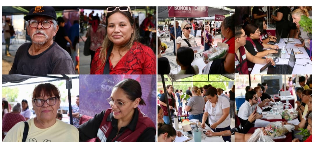 Gobernador Durazo beneficia con servicios gratuitos de “Sonora Atiende” a familias de la colonia Altares