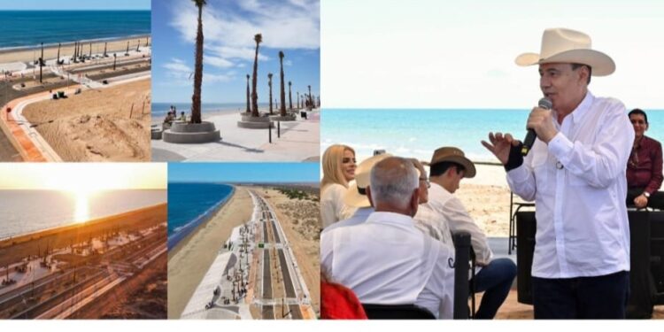 Registran 70 por ciento de avance nuevos malecones para detonar turismo: Gobernador Durazo
