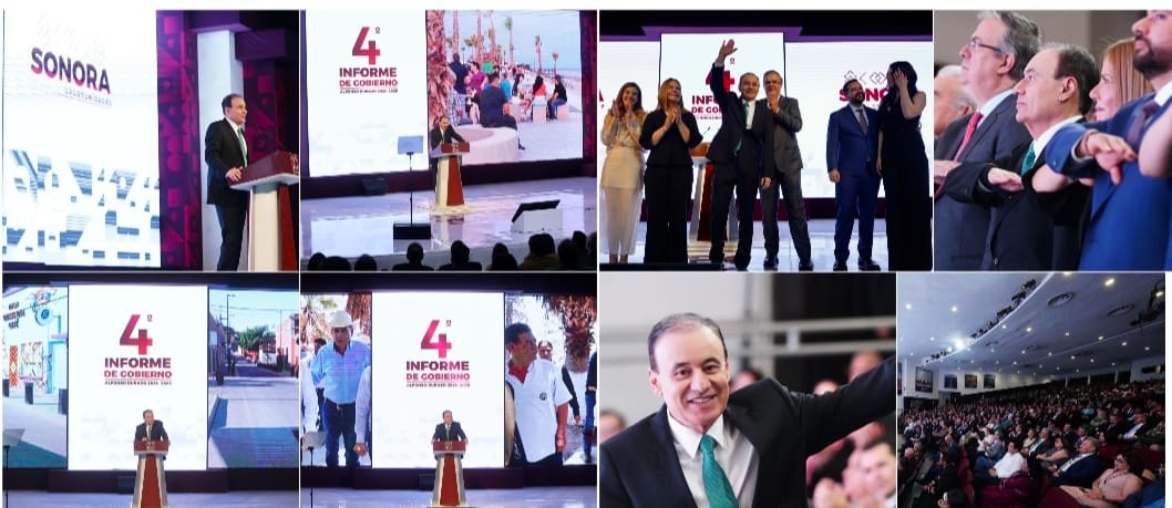 Gobernador Durazo transforma Sonora con salud, educación, empleo e infraestructura a cuatro años de gobierno